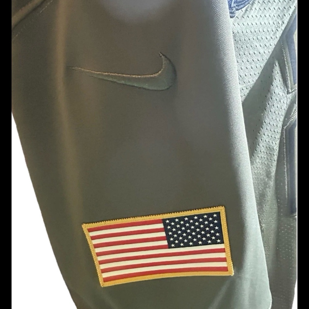 Milatary salute  green Football Jersey dallas cowboys Elliot 21 Xl - Picture 7 of 7
